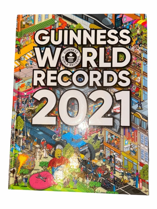 Guinness Other - Guinness World Records 2021 Hardcover Book Rod Hunt Cover Art